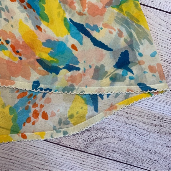 Anthropologie Sanctuary Floral Blouse Size Medium - Picture 3 of 7